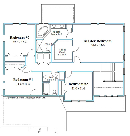 unique second floor plan